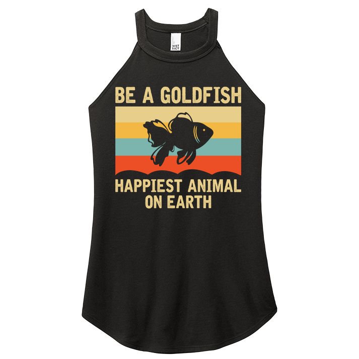 Funny Soccer Be A Goldfish Ted Coach Motivation Lasso Women's Perfect Tri Rocker Tank