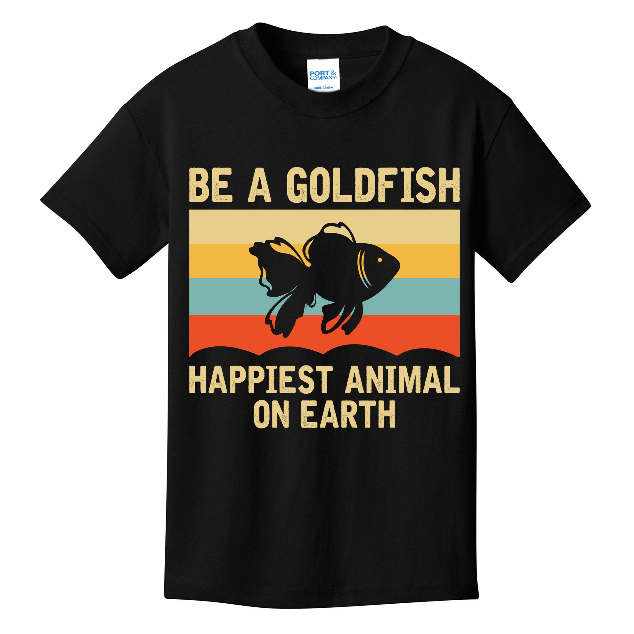 Funny Soccer Be A Goldfish Ted Coach Motivation Lasso Kids T-Shirt