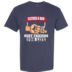 Father & Son Best Friends for Life Fathers Day Garment-Dyed Heavyweight T-Shirt