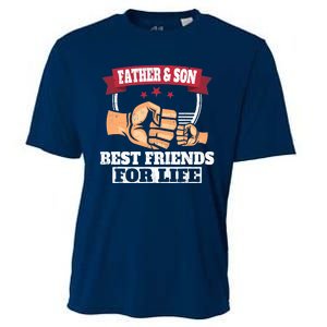 Father & Son Best Friends for Life Fathers Day Cooling Performance Crew T-Shirt