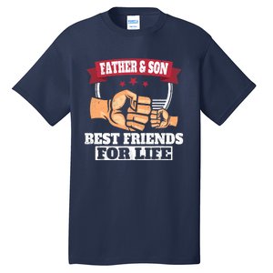 Father & Son Best Friends for Life Fathers Day Tall T-Shirt