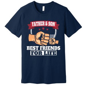 Father & Son Best Friends for Life Fathers Day Premium T-Shirt