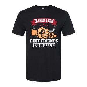 Father & Son Best Friends for Life Fathers Day Softstyle CVC T-Shirt