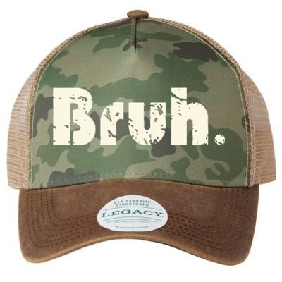 Funny Saying Brother Greeting Bruh Meme Legacy Tie Dye Trucker Hat