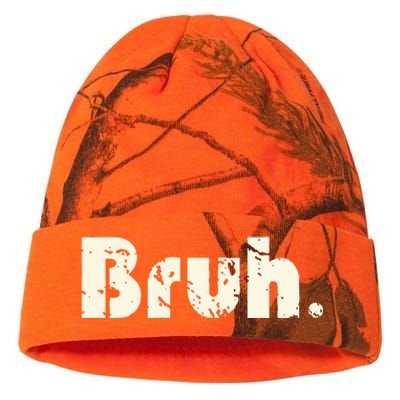 Funny Saying Brother Greeting Bruh Meme Kati Licensed 12" Camo Beanie