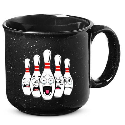 Funny Scared Bowling Pin For Bowlers Gift 15oz Campfire Ceramic Mug