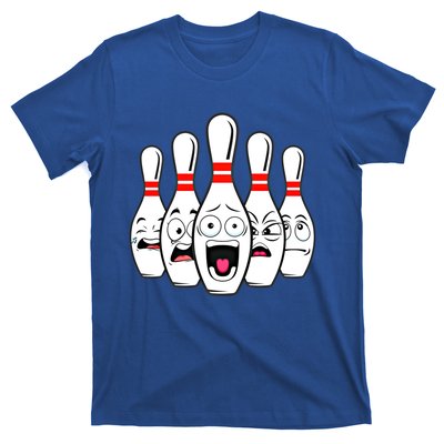 Funny Scared Bowling Pin For Bowlers Gift T-Shirt