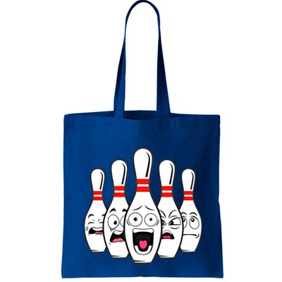 Funny Scared Bowling Pin For Bowlers Gift Bag