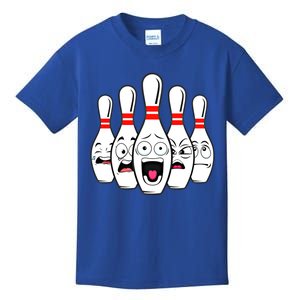 Funny Scared Bowling Pin For Bowlers Gift Kids T-Shirt