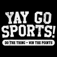 Football Soccer Basketball Team Funny Yay Go Sports Drawstring Bag