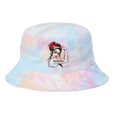 Female School Bus Driver Rosie The Riveter Pin Up Tie Dye Newport Bucket Hat