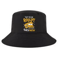 Funny School Bus Driver They See Me Rollin' They Waitin' Cool Comfort Performance Bucket Hat