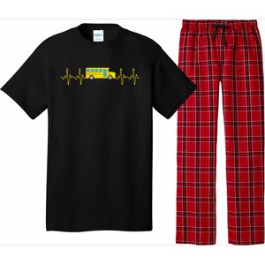 Funny School Bus Art For School Bus Driver Driving Pajama Set