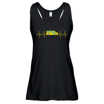 Funny School Bus Art For School Bus Driver Driving Ladies Essential Flowy Tank