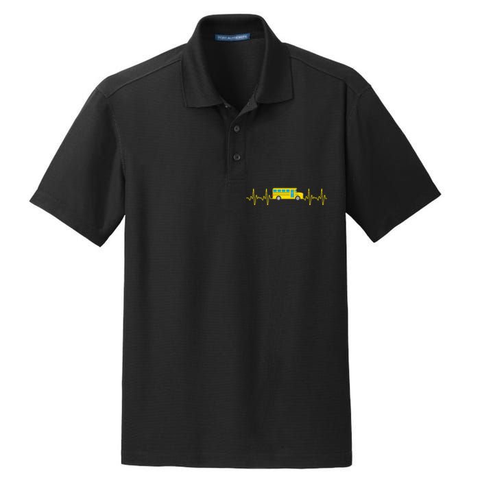 Funny School Bus Art For School Bus Driver Driving Dry Zone Grid Polo