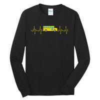 Funny School Bus Art For School Bus Driver Driving Tall Long Sleeve T-Shirt