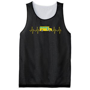 Funny School Bus Art For School Bus Driver Driving Mesh Reversible Basketball Jersey Tank