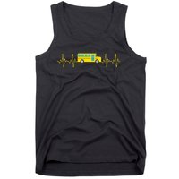 Funny School Bus Art For School Bus Driver Driving Tank Top