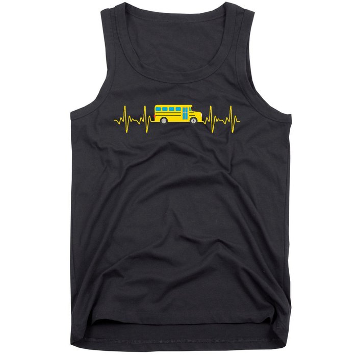 Funny School Bus Art For School Bus Driver Driving Tank Top