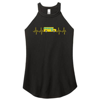 Funny School Bus Art For School Bus Driver Driving Women's Perfect Tri Rocker Tank