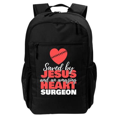 Funny Saved By Jesus Heart Surgeon Surgery Survivor Backpack