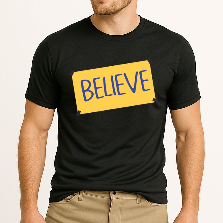 Funny Soccer Believe Faith Coach Richmond Lasso Believe Cooling Performance Crew T-Shirt