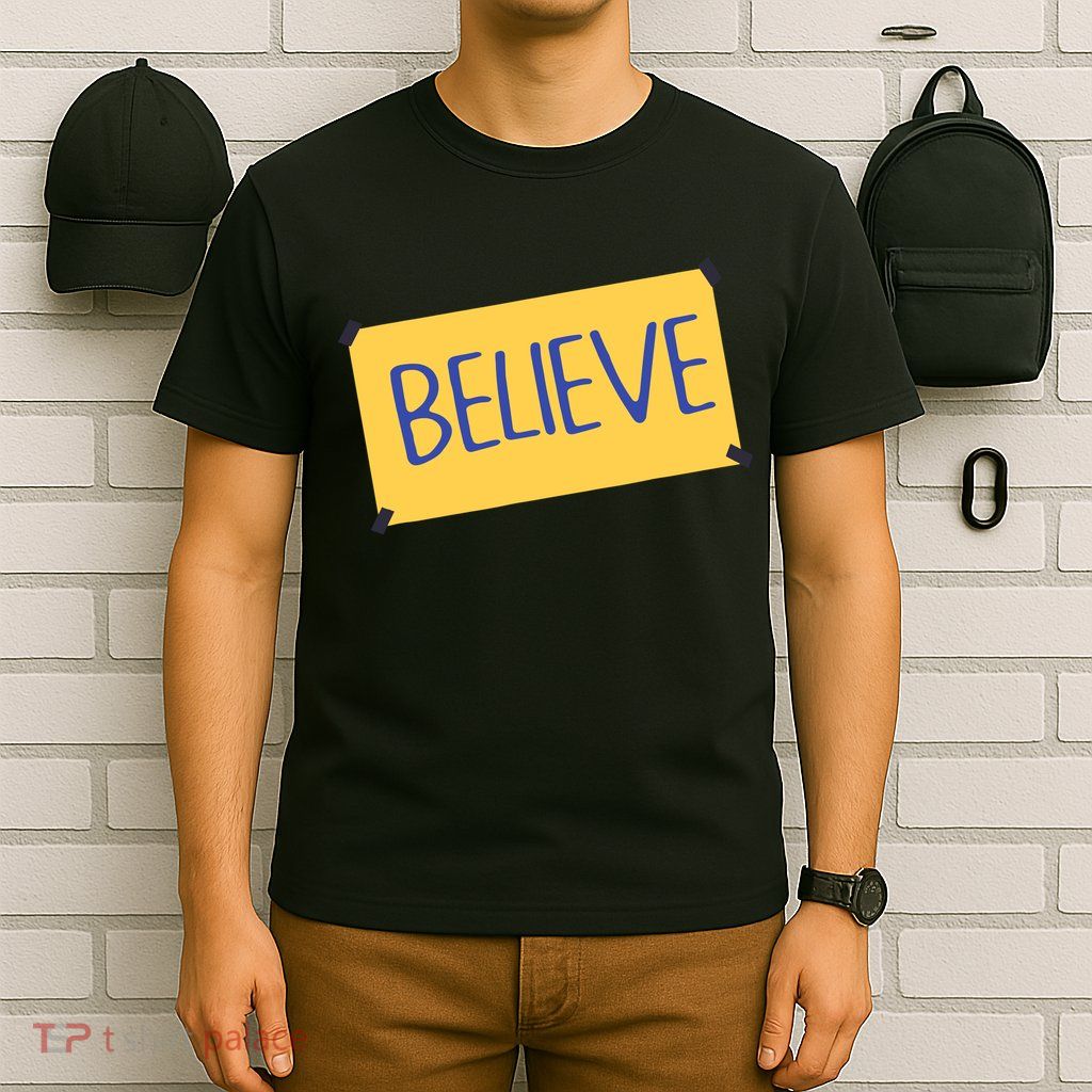 Funny Soccer Believe Faith Coach Richmond Lasso Believe T-Shirt