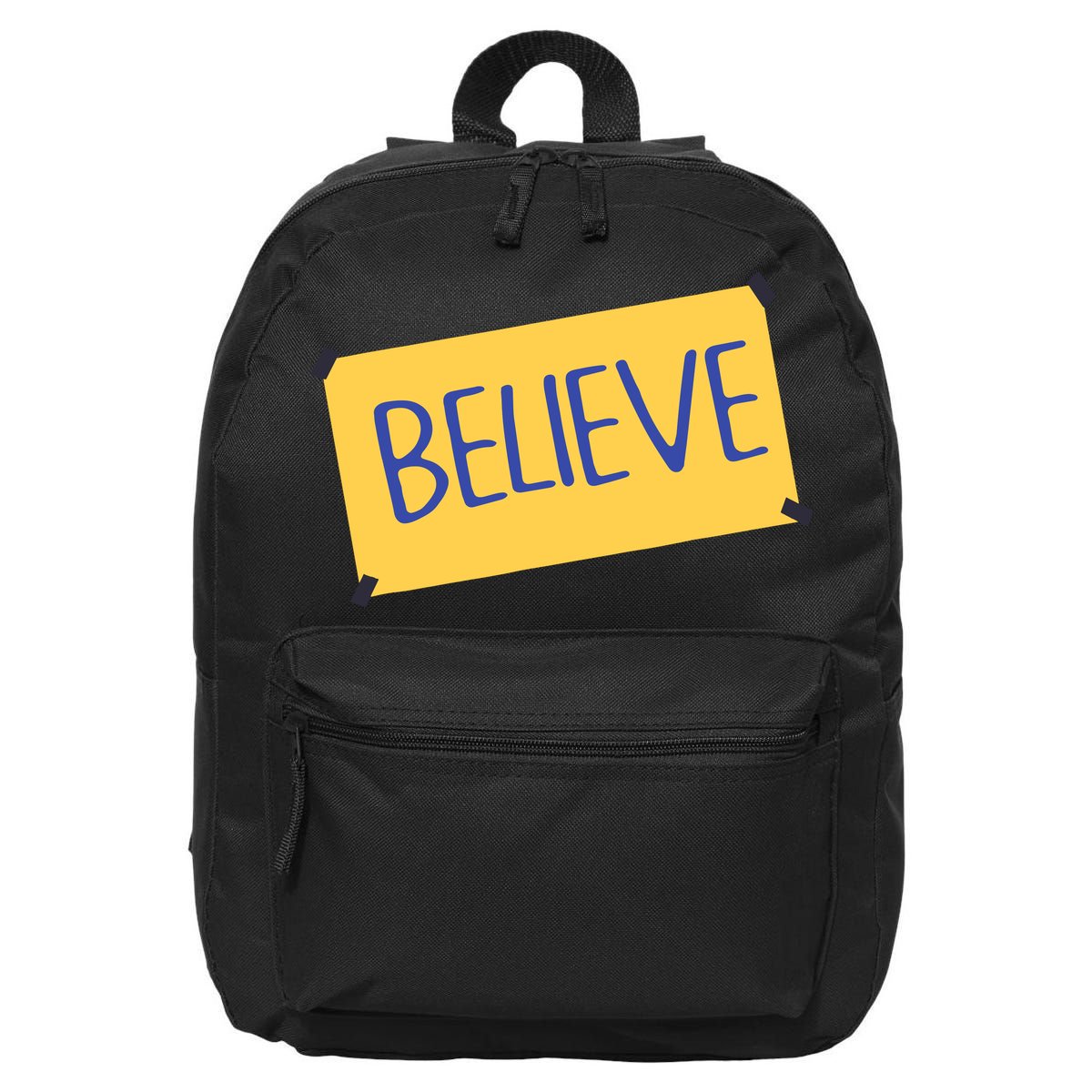 Funny Soccer Believe Faith Coach Richmond Lasso Believe 16 in Basic Backpack