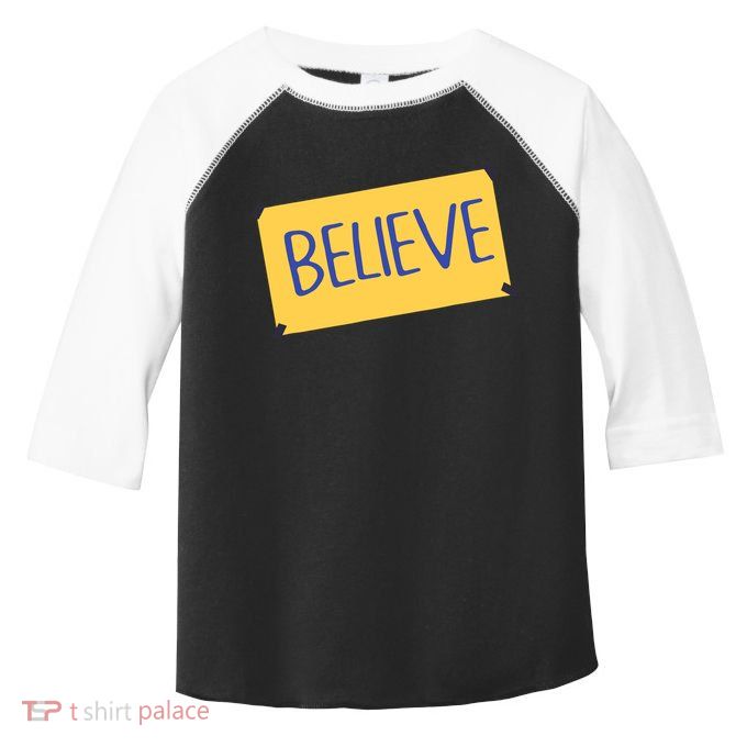 Funny Soccer Believe Faith Coach Richmond Lasso Believe Toddler Fine Jersey T-Shirt