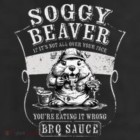 Funny Soggy Beaver Bbq If ItS Not All Over Your Face 7 Panel Mesh Trucker Snapback Hat