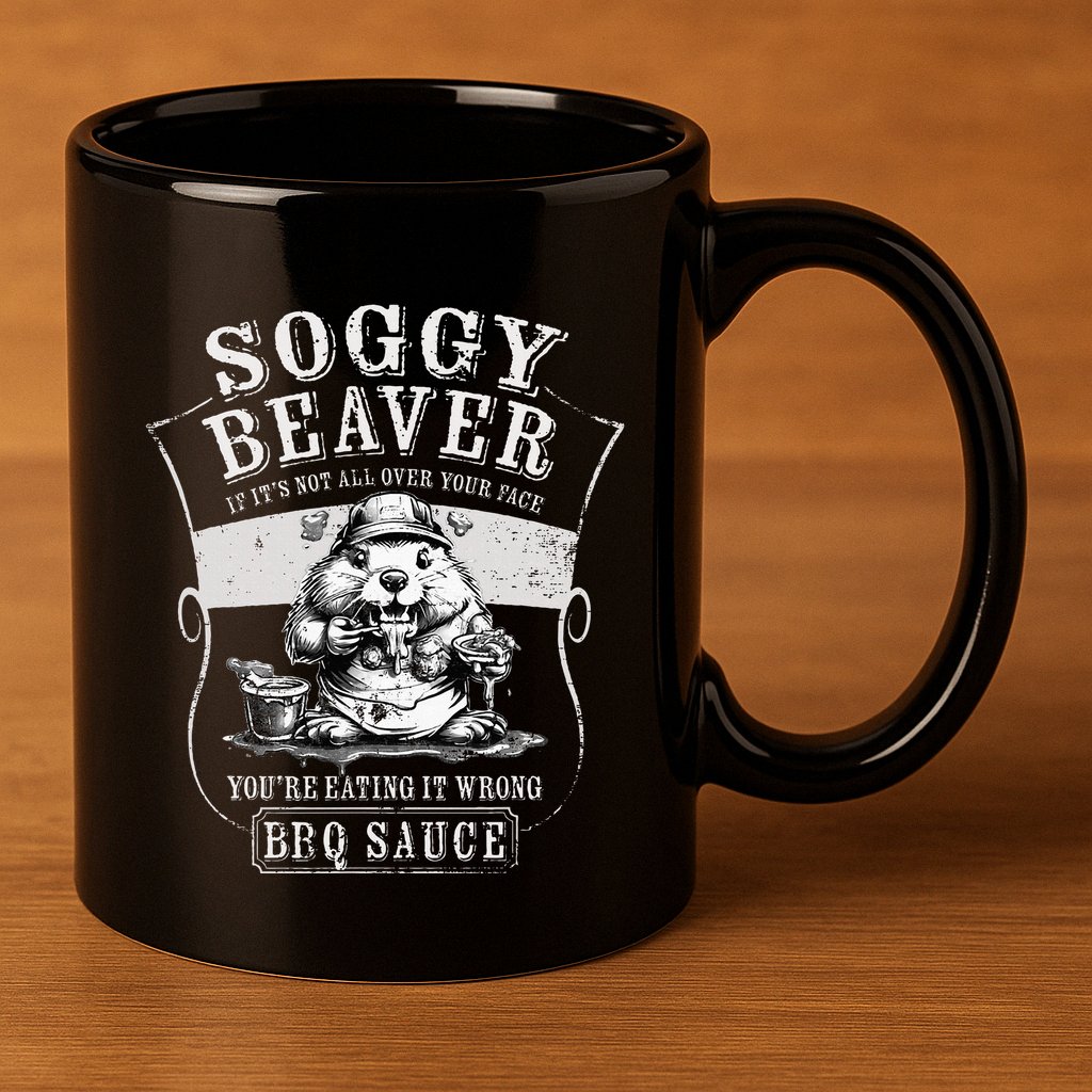 Funny Soggy Beaver Bbq If ItS Not All Over Your Face 11oz C Handle Ceramic Mug
