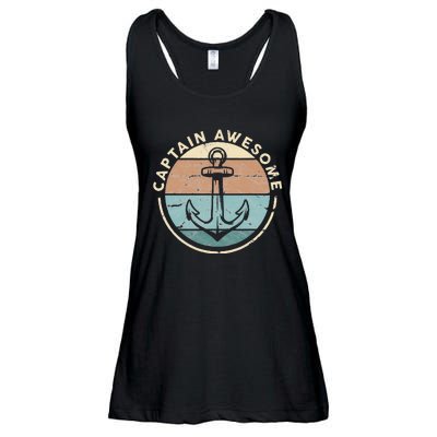 Funny Sailing Boating Sailor Boat Captain Awesome Ladies Essential Flowy Tank