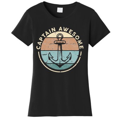 Funny Sailing Boating Sailor Boat Captain Awesome Women's T-Shirt