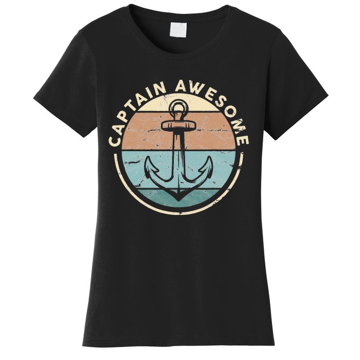 Funny Sailing Boating Sailor Boat Captain Awesome Women's T-Shirt