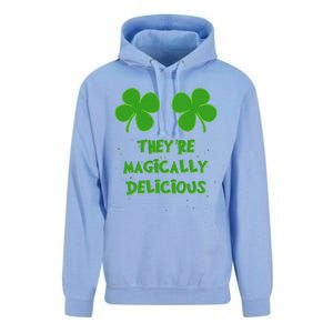 Funny Shamrock Boobs Saint St. Patrick's Paddys Day Irish Unisex Surf Hoodie