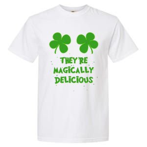 Funny Shamrock Boobs Saint St. Patrick's Paddys Day Irish Garment-Dyed Heavyweight T-Shirt