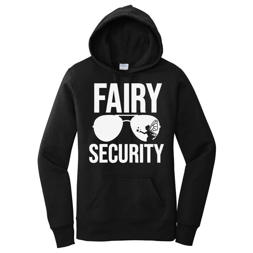 Fairy Security Birthday Family Halloween Dad Mom Women's Pullover Hoodie