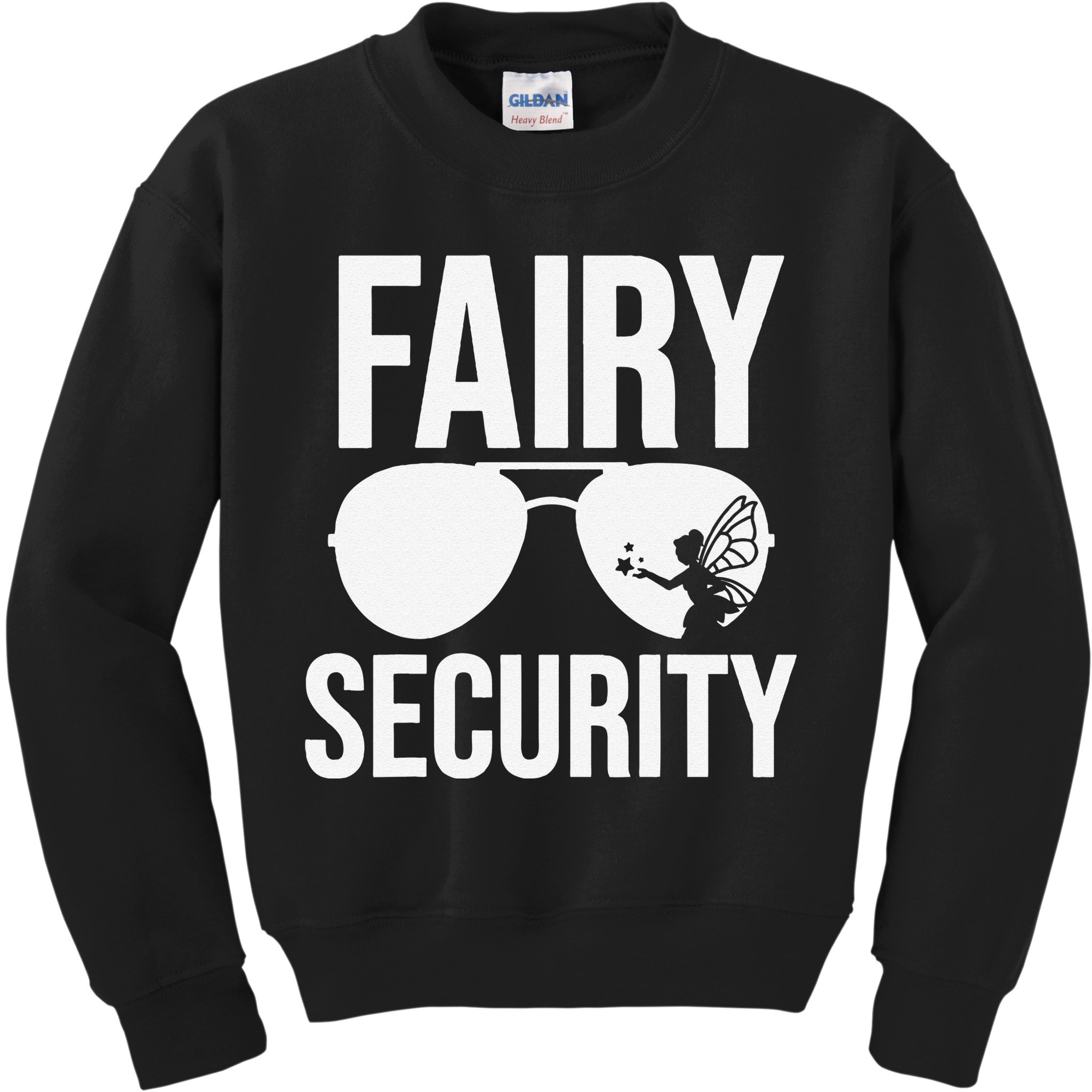 Fairy Security Birthday Family Halloween Dad Mom Kids Sweatshirt