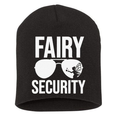 Fairy Security Birthday Family Halloween Dad Mom Short Acrylic Beanie