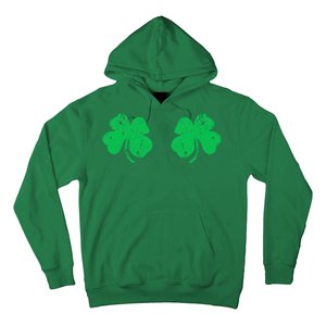 Funny Shamrock Boobs Irish St Patricks Day Hoodie