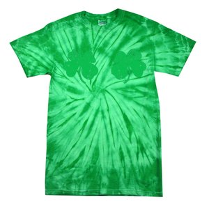 Funny Shamrock Boobs Irish St Patricks Day Tie-Dye T-Shirt