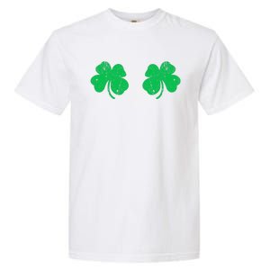 Funny Shamrock Boobs Irish St Patricks Day Garment-Dyed Heavyweight T-Shirt