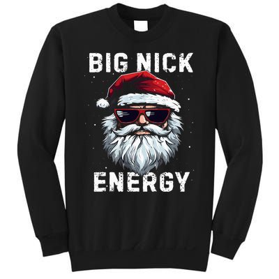 Funny Santa Big Nick Energy Santa Face Merry Christmas Sweatshirt