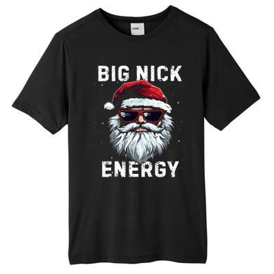 Funny Santa Big Nick Energy Santa Face Merry Christmas Tall Fusion ChromaSoft Performance T-Shirt