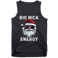 Funny Santa Big Nick Energy Santa Face Merry Christmas Tank Top