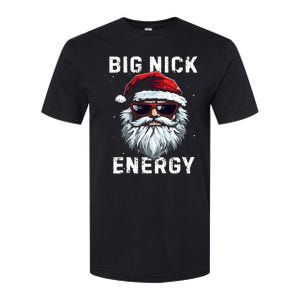 Funny Santa Big Nick Energy Santa Face Merry Christmas Softstyle CVC T-Shirt