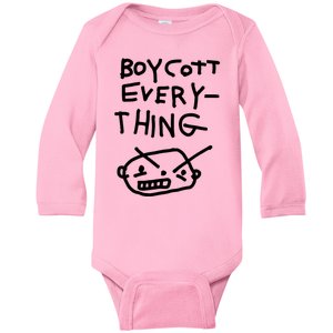 Funny Saying Boycott Everything Baby Long Sleeve Bodysuit