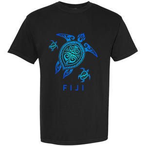 Fiji Sea Blue Tribal Turtle Garment-Dyed Heavyweight T-Shirt