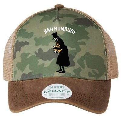 Fun Scrooge Bah Humbug Art Vintage Christmas Carol Legacy Tie Dye Trucker Hat