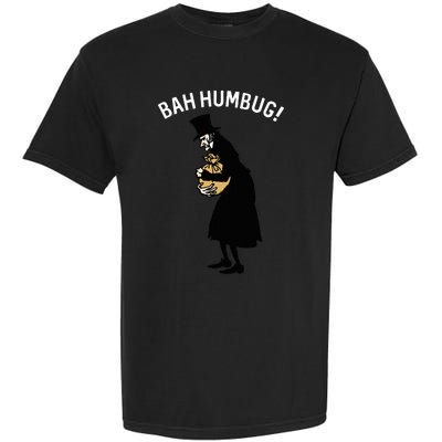 Fun Scrooge Bah Humbug Art Vintage Christmas Carol Garment-Dyed Heavyweight T-Shirt